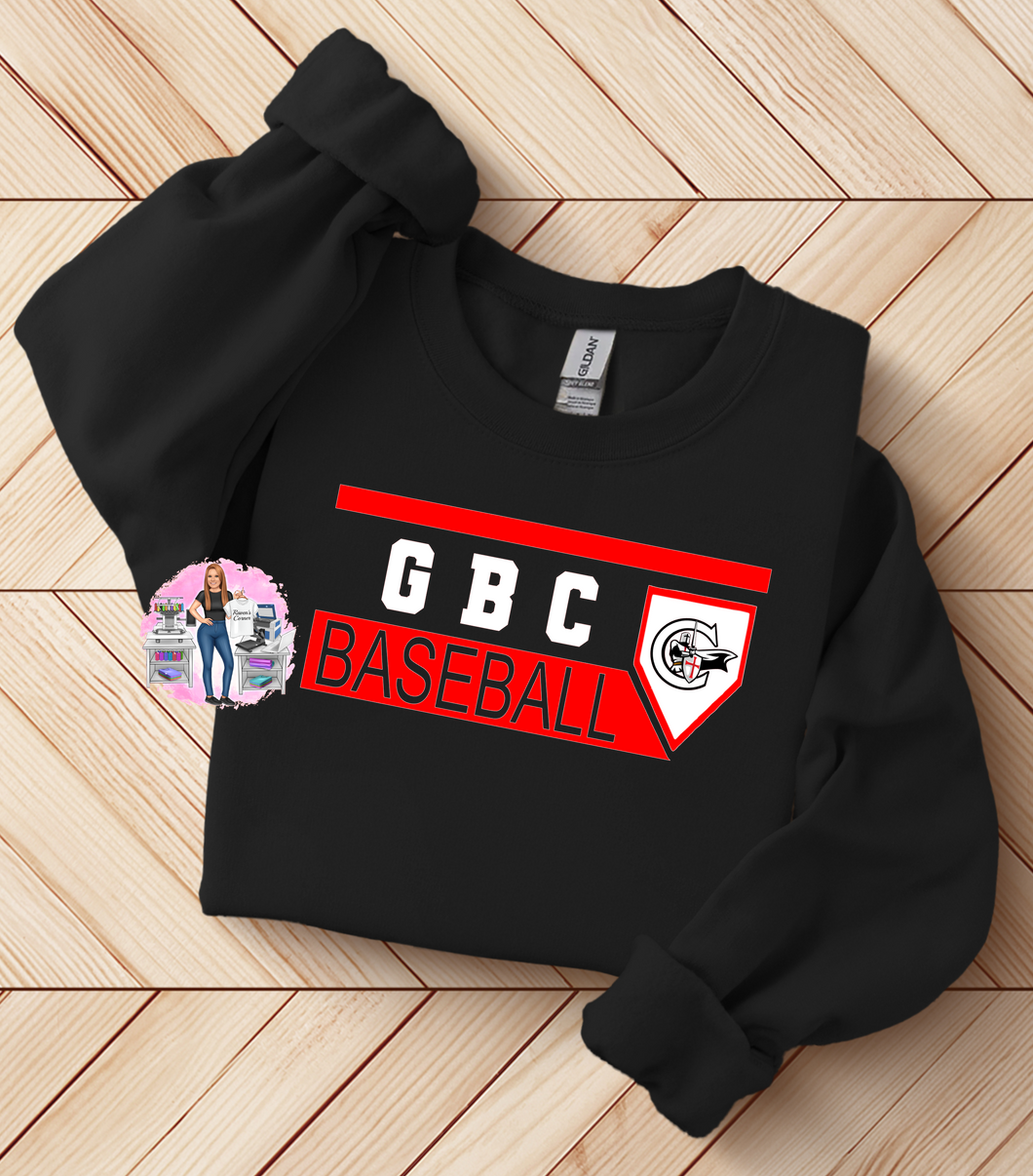 GBCS Crusaders Baseball Tee, Sweatshirt, Long Sleeves, or Hoodie Fundraiser