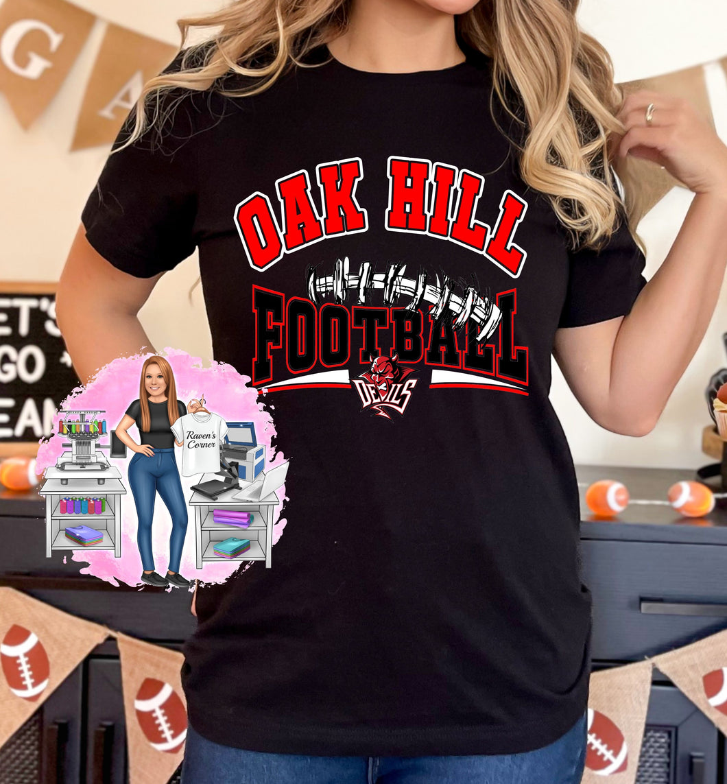 Oak Hill Football Tee