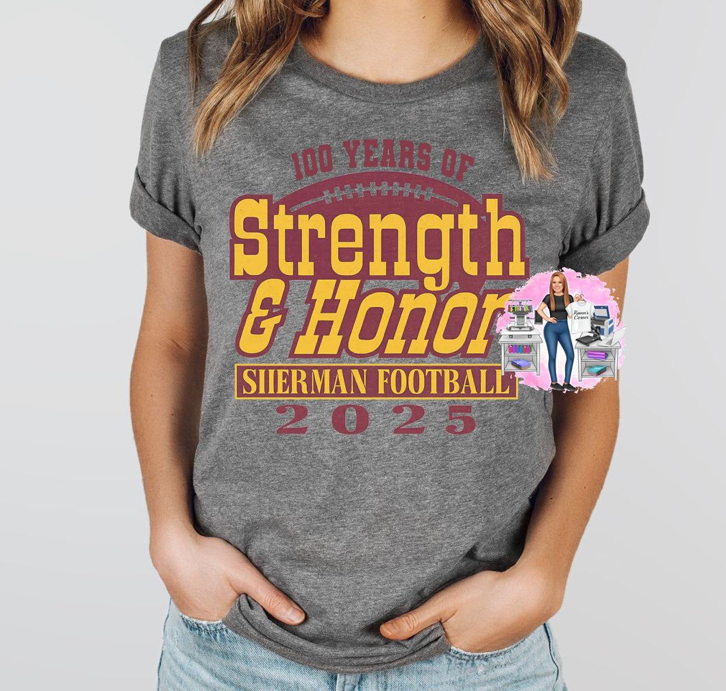 100 years of Strength & Honor - Sherman Football 2025