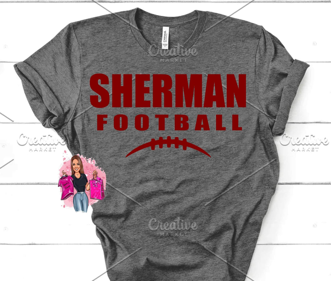 Sherman Jr High Player Pack Tee Design #2 Tee