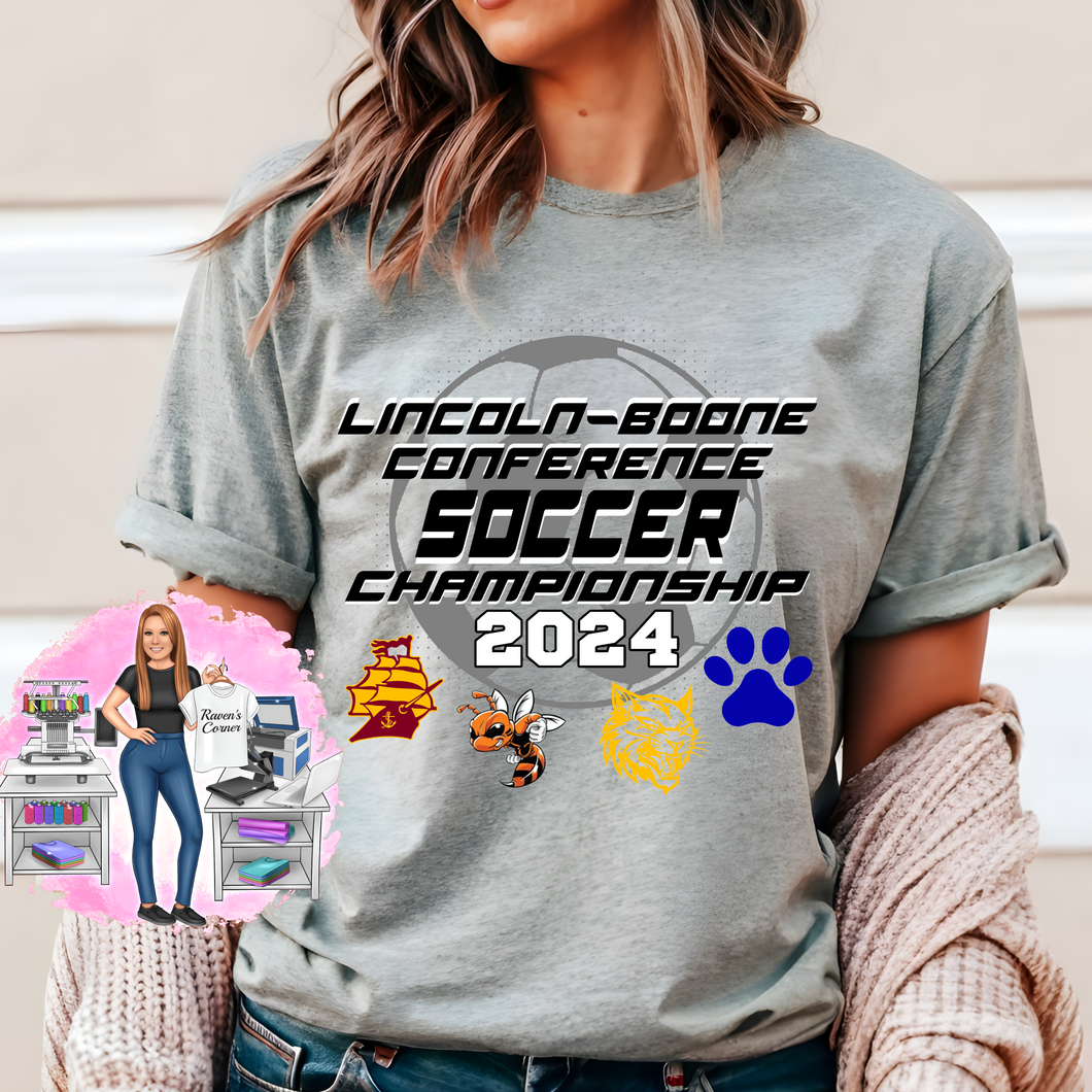 Lincoln-Boone Conference Soccer Championship Tee