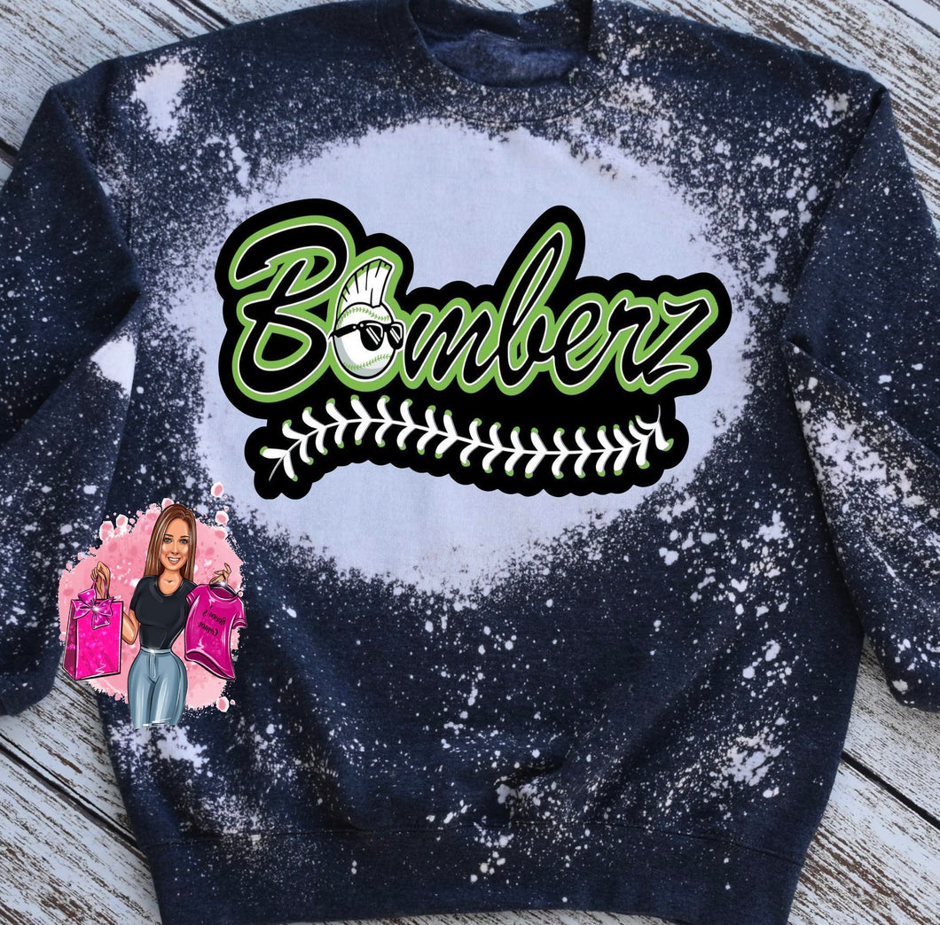 Bomberz Baseball Bleached Sweatshirt