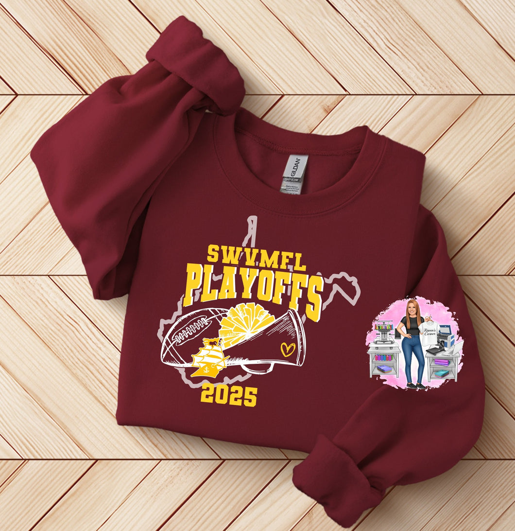 SWVMFL Playoffs 2025 - Cheer/Football Tee