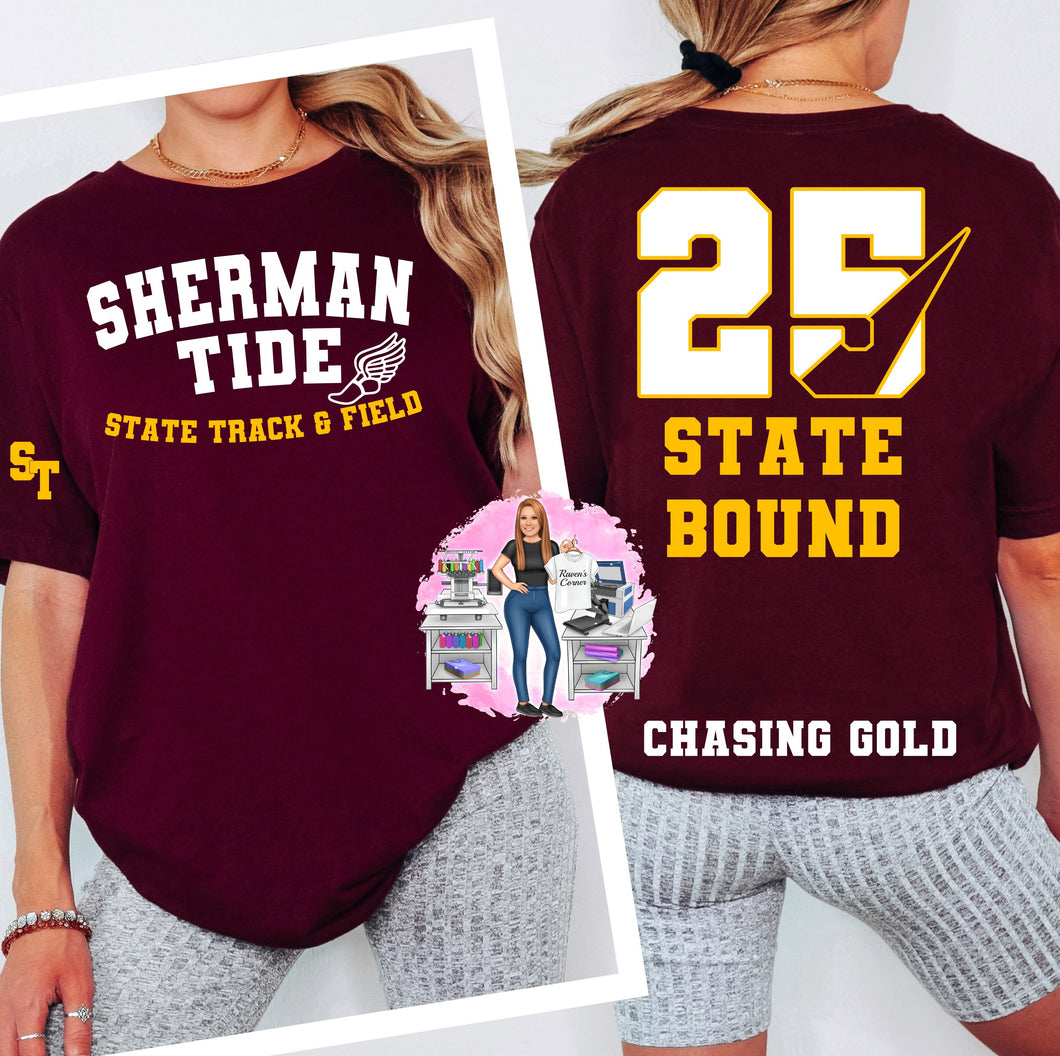 Sherman Tide Track & Field States Tee