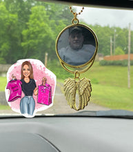 Load image into Gallery viewer, Angel Wings Car Charms Double Sided
