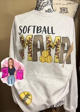 Load image into Gallery viewer, Sports Mama Sweatshirt w/ Names on Sleeves
