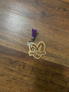 West Virginia Key Chain