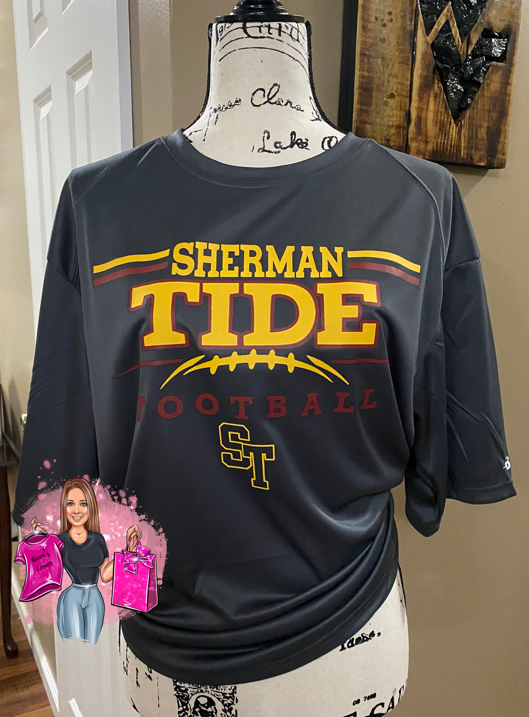 Sherman Tide Football Performance Tee Fan Gear