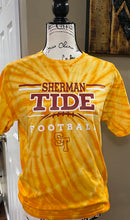 Load image into Gallery viewer, Sherman Tide Tie Dye Football Tee Fan Gear
