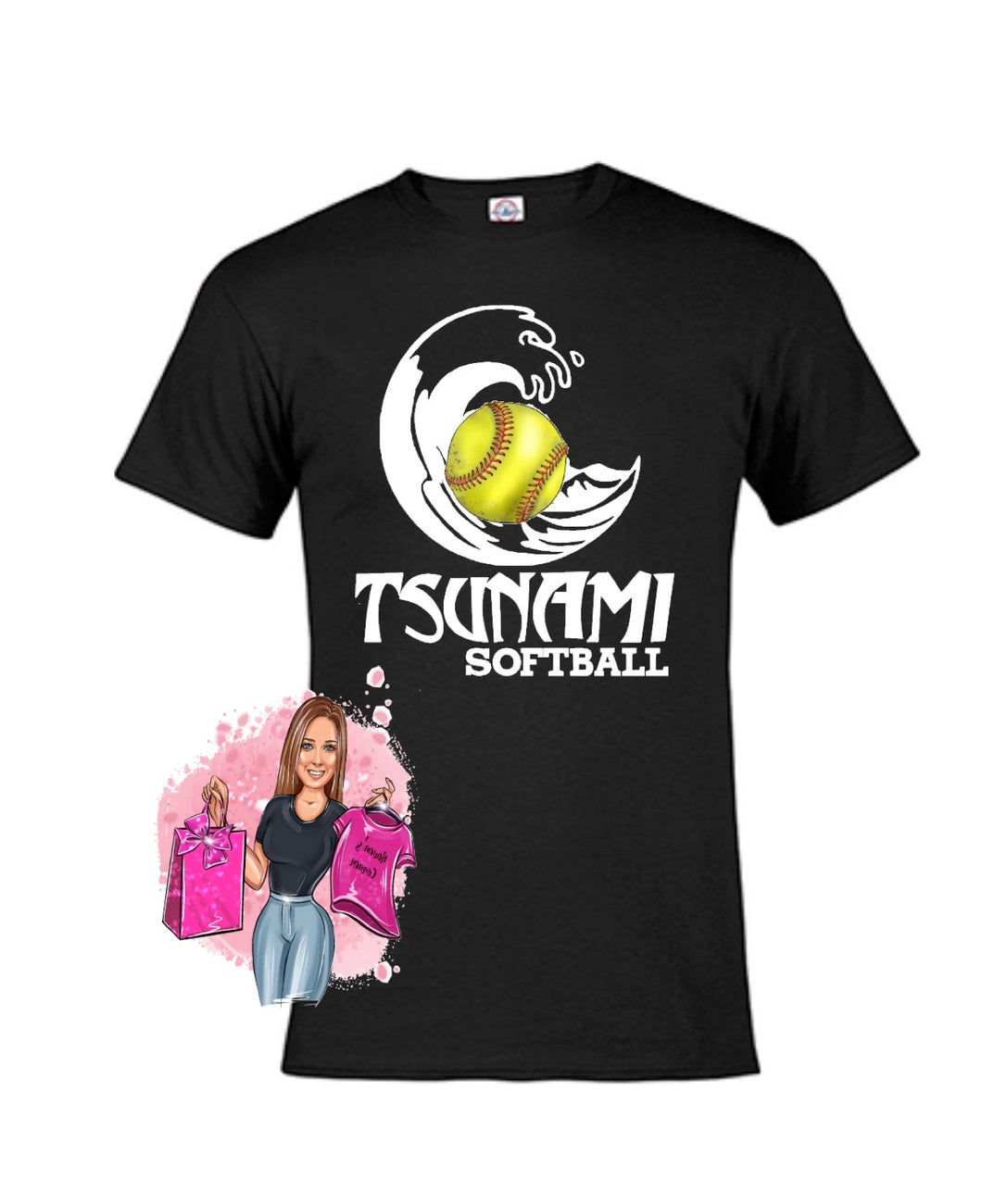 Tsunami Softball Tee