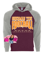 Load image into Gallery viewer, Sherman Tide Athletic Fleece Banner Hooded Sweatshirt 2022 Maroon and Gold Fan Gear
