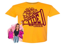 Load image into Gallery viewer, Tide Cheer Tie Dye Tee Fan Gear
