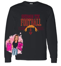 Load image into Gallery viewer, Sherman Tide Football Long Sleeves Tee Fan Gear SHS Football
