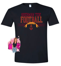 Load image into Gallery viewer, Sherman Tide Football Tee Fan Gear - SHS Football
