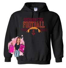 Load image into Gallery viewer, Sherman Tide Hoodie Fan Gear SHS Football
